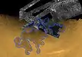 Das Kraken Mare auf einem Mosaik von Radaraufnahmen der Cassini-Sonde