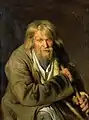 Alter Mann mit Krücke, 1872