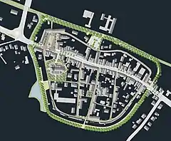 Kranenburg: Rahmenplan Ortskern, Stand 2009. Planung: Wolters Partner