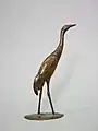 Kranich, Kleinbronze, 1987