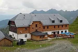 Krefelder Hütte am 24. Juli 2014