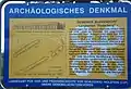 Informationstafel zu den Großsteingräbern am Ruserberg