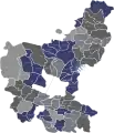 Bis Juni 1817 (gestrichelte Linie: Grenzverlauf nicht exakt)