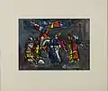 Kreuzigung 1992, Acryl/Tusche auf Karton, 1992
