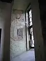Heiligenbild in Fensterlaibung