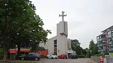 Kreuzkirche im Stadtteil St. Jürgen am 19. August 2022