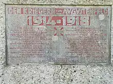 Augstenfelde auf einem Kriegerdenkmal in Dachau