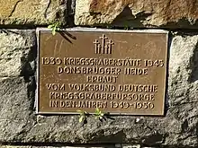 Infotafel in Relief