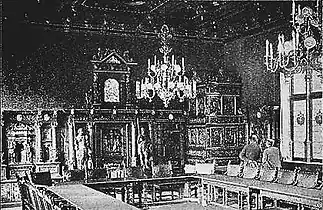 Kriegsstube nach Nordosten,Postkarte, versandt 1901