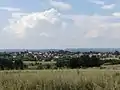Blick auf dem Dorf