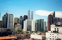 Kuala Lumpur, hinten die Petronas Towers