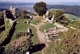 Kernburg in Richtung Westen (2008)