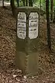 Historischer Wegweiser am Fremdenweg