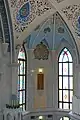 Wandverzierung und Fenster