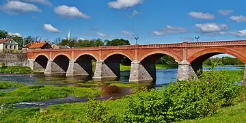 Kuldīgas tilts, längste befahrbare Backsteinbrücke