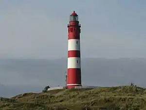 Leuchtturm Amrum mit Gründungsplattform