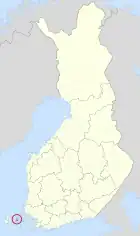 Lage von Kumlinge in Finnland
