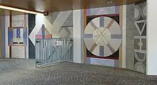 Kunst am Bau, Friedhofsanlage Fiechten, Reinach. Von Cristina Spoerri-Sprenger (1929–2013)