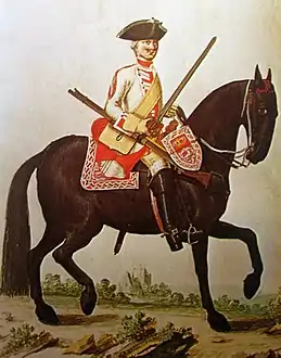 Dragonerregiment Veltheim (D I), um 1761