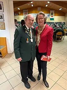 15.03.2024 Kurt Erdmann mit Ina Scharrenbach, Ministerin NRW