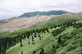 Gipfelregion des Kusatsu-Shirane