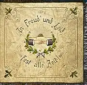 Fahne der Kutscher und Markthelfer in Naila