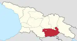 Lage innerhalb Georgiens