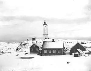 Kvitholmen fyr um 1900