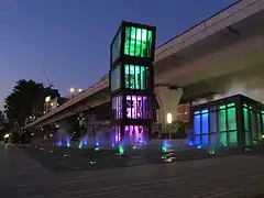 Kwun-Tong-Promenade bei Nacht