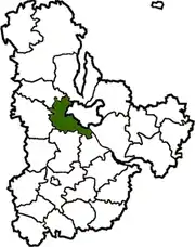 Rajon Kiew-Swjatoschyn in der Ukraine