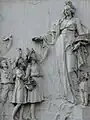 Längenfeldgasse 66, Relief von Ludwig Bielohaubek (1908)