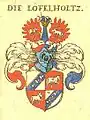 Das Wappen der Löffelholz (1605 – Siebmacher)