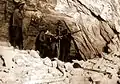 Lötschbergtunnel im Bau