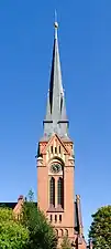 Südseite des Kirchturms