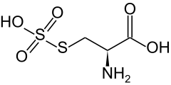 Strukturformel von L-Cystein-S-sulfonsäure