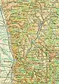 Landkarte (1914) der Regionen des Trommgranits und des Weschnitzplutons. Weitere kartographische Darstellungen und Luftaufnahmen