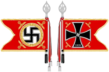 Artillerie-Standarte (rechte und linke Seite)