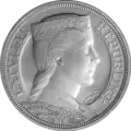 Silbermünze zu 5 Lati (2012)