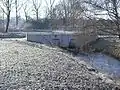 Merzbach und unterführter Mühlenteich, Linnich