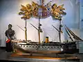 Miniaturmodell der La Gloire im Musée national de la Marine, Paris