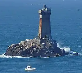 Phare de la Vieille ohne Versorgungsturm im Oktober 2011