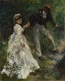 Gemälde „Der Spaziergang“ von Renoir