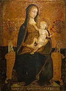 Anonym, Jungfrau mit Kind, ca. 1450