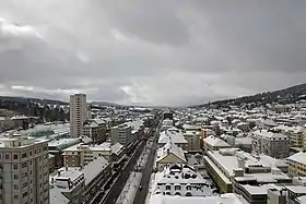 Blick auf die Avenue Léopold Robert