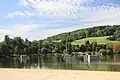 See von Pont-l’Évêque im Südosten der Gemeindegemarkung