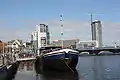Der Lagan am Lanyon Place in Belfast