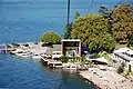 Seilbahntal­sta­tion auf den Monte Mottarone, Lago Maggiore