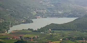 Der See mit der Mündung des Rimone