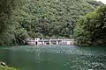 Die Staumauer des Lago di Isola Santa (Careggine)