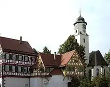 St. Albans-Kirche (Kirchenburg) in Laichingen